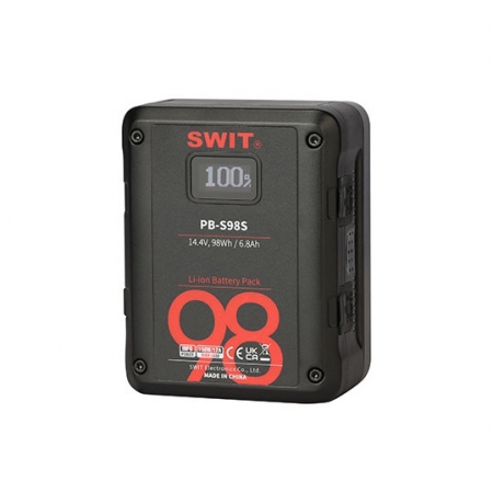 SWIT PB-S98S 14.4V 98Wh Dual D-Tap Heavy-Duty Digital Battery (V-Mount)